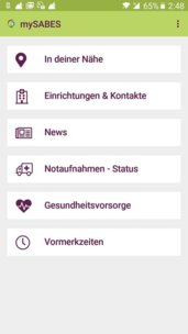 Die APP mySABES herunterladen